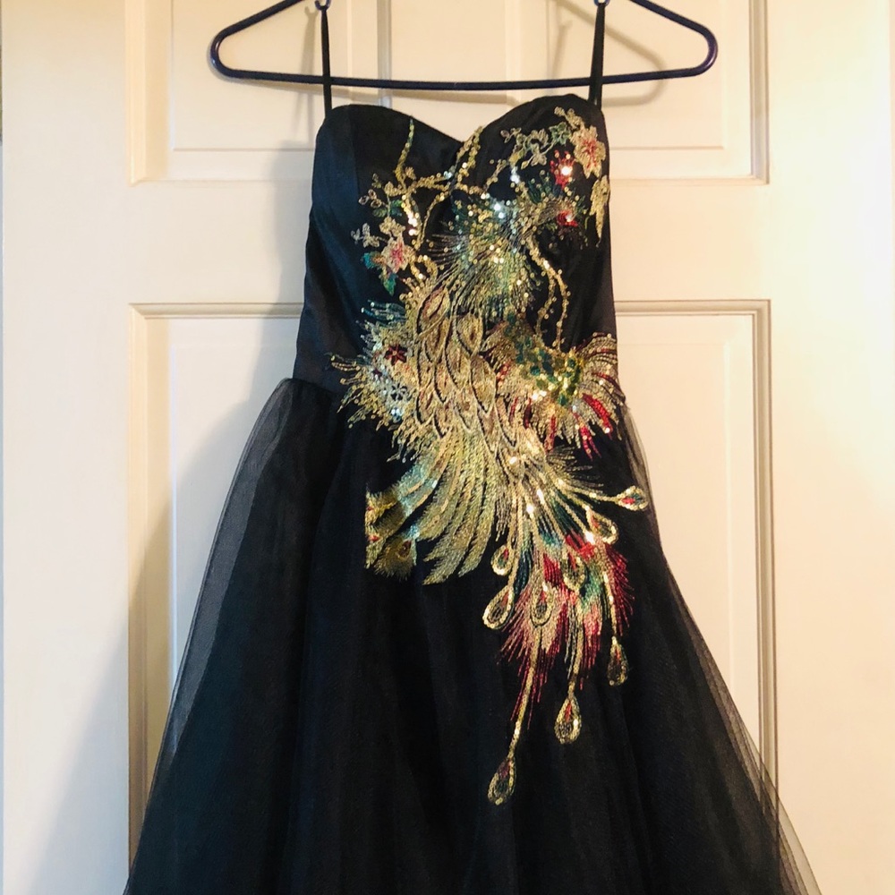 Peacock dress